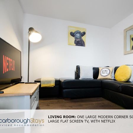 Hibernia Place, 3 Bedroom Townhouse With Patio & Seating Area - Free Parking Скарбъро Екстериор снимка
