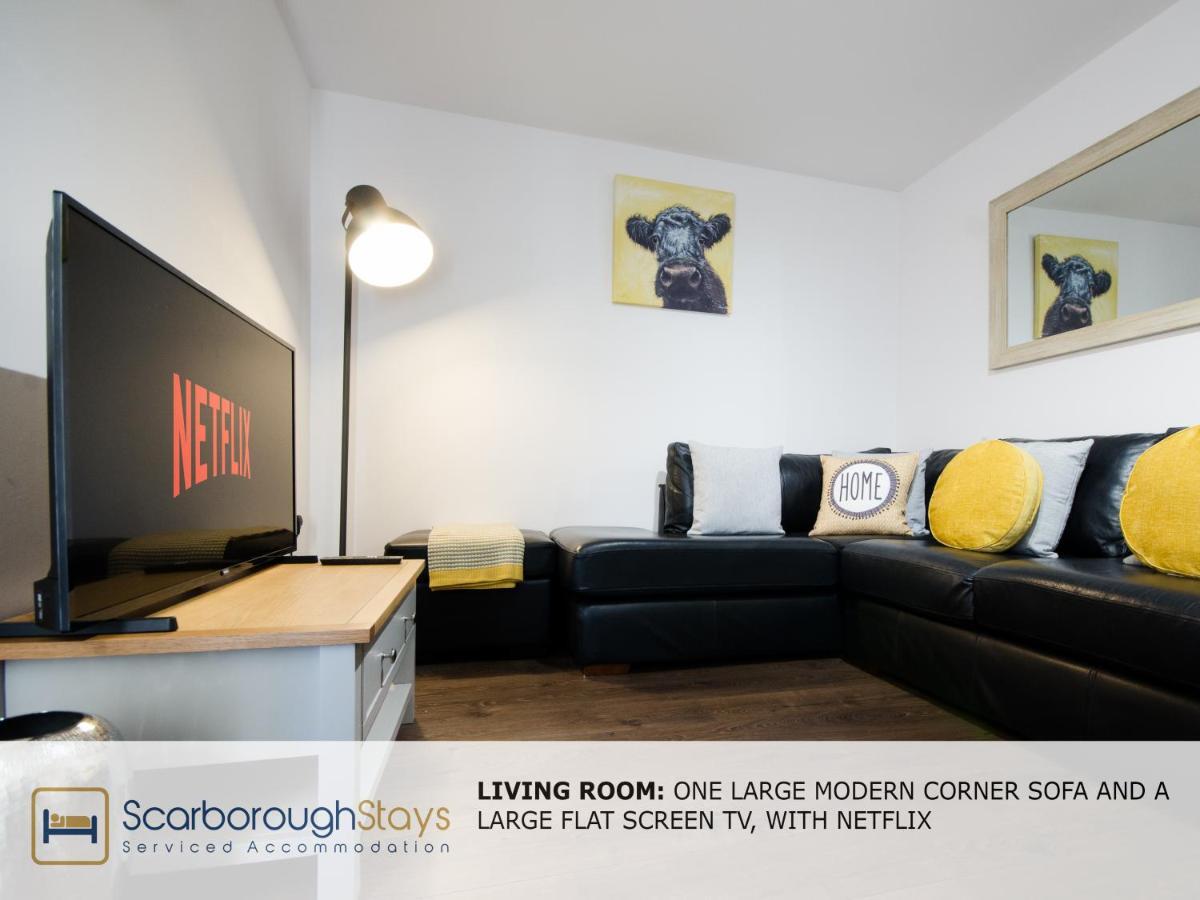 Hibernia Place, 3 Bedroom Townhouse With Patio & Seating Area - Free Parking Скарбъро Екстериор снимка