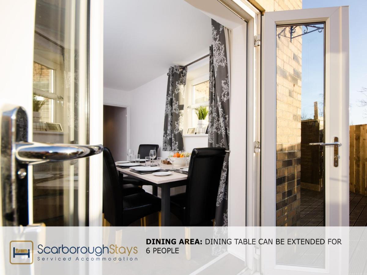 Hibernia Place, 3 Bedroom Townhouse With Patio & Seating Area - Free Parking Скарбъро Екстериор снимка