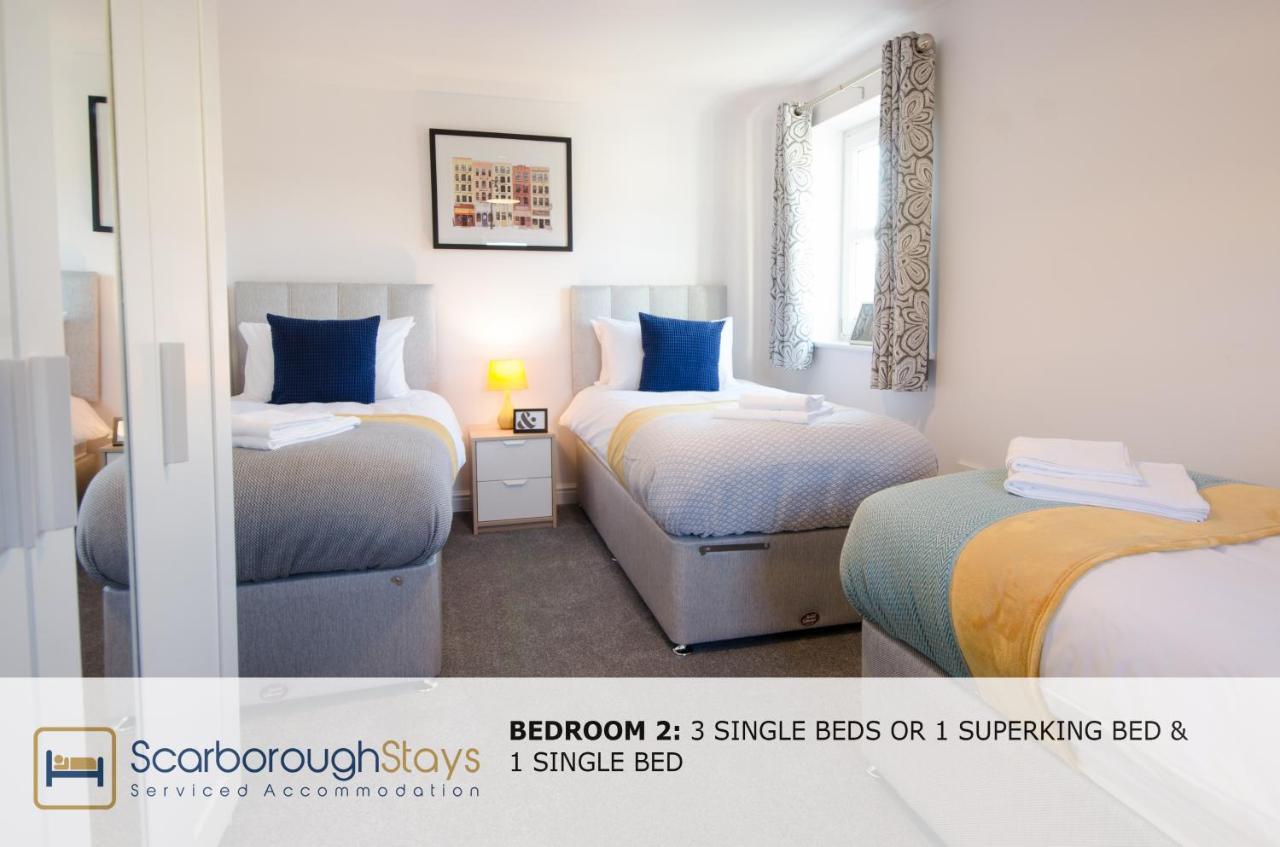 Hibernia Place, 3 Bedroom Townhouse With Patio & Seating Area - Free Parking Скарбъро Екстериор снимка