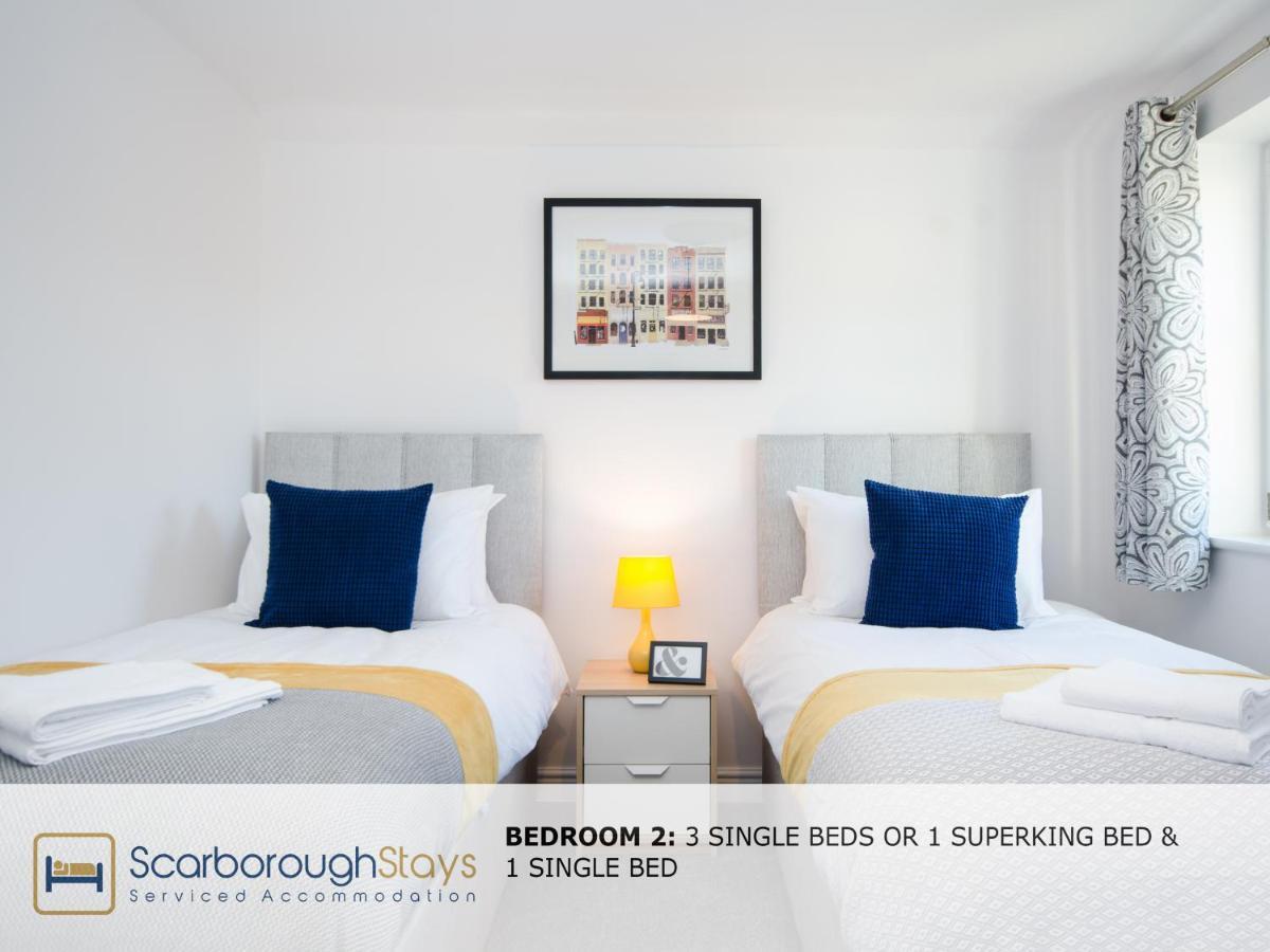 Hibernia Place, 3 Bedroom Townhouse With Patio & Seating Area - Free Parking Скарбъро Екстериор снимка