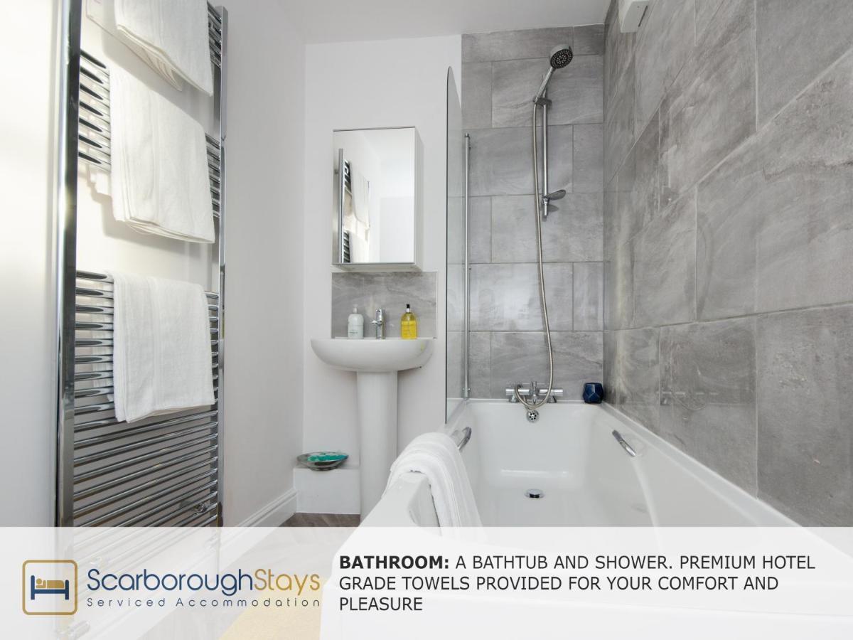 Hibernia Place, 3 Bedroom Townhouse With Patio & Seating Area - Free Parking Скарбъро Екстериор снимка