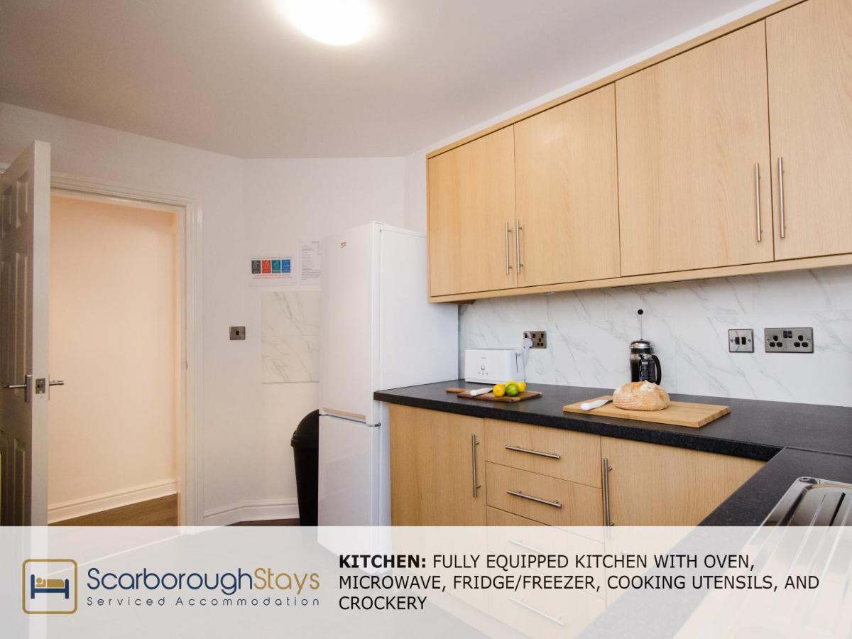 Hibernia Place, 3 Bedroom Townhouse With Patio & Seating Area - Free Parking Скарбъро Екстериор снимка