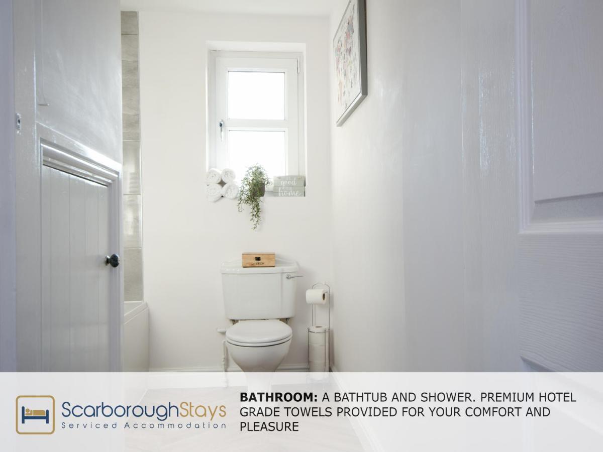 Hibernia Place, 3 Bedroom Townhouse With Patio & Seating Area - Free Parking Скарбъро Екстериор снимка