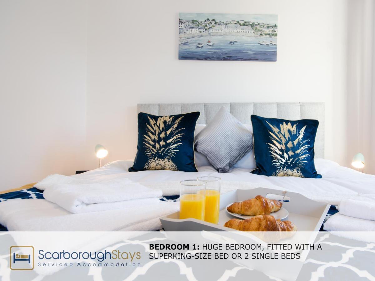 Hibernia Place, 3 Bedroom Townhouse With Patio & Seating Area - Free Parking Скарбъро Екстериор снимка