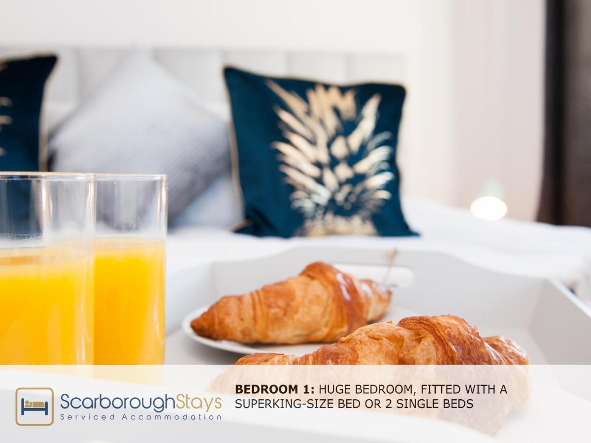 Hibernia Place, 3 Bedroom Townhouse With Patio & Seating Area - Free Parking Скарбъро Екстериор снимка
