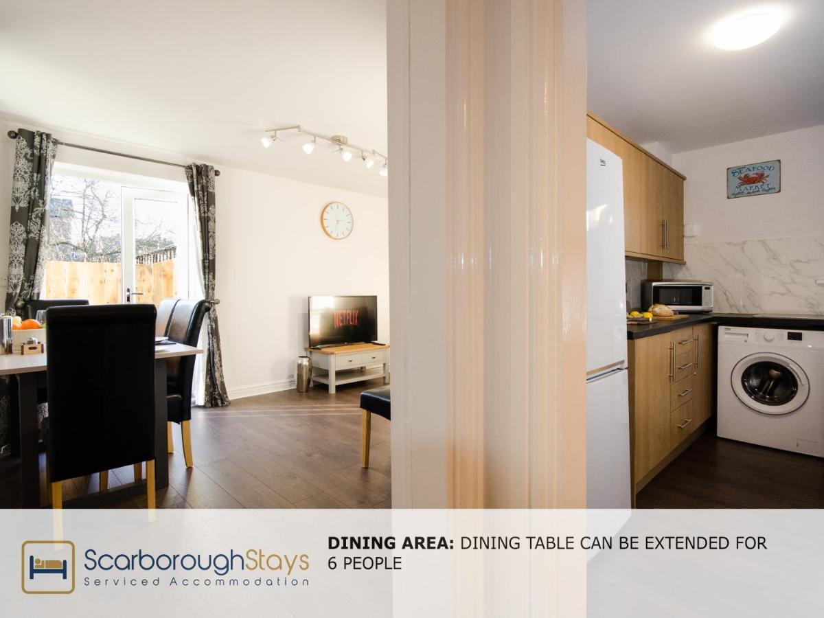 Hibernia Place, 3 Bedroom Townhouse With Patio & Seating Area - Free Parking Скарбъро Екстериор снимка